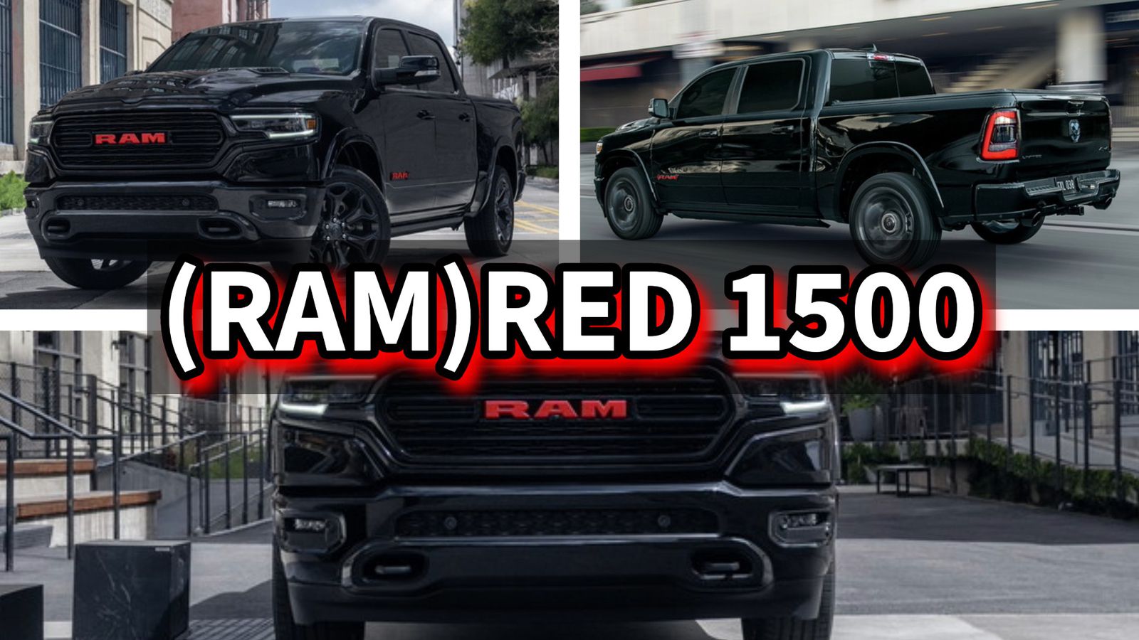 Новый RAM 1500 RED Edition является продолжением пикапа, выпущенного в 2021 году, появится в Европе с красными деталями (foto: stellantis)