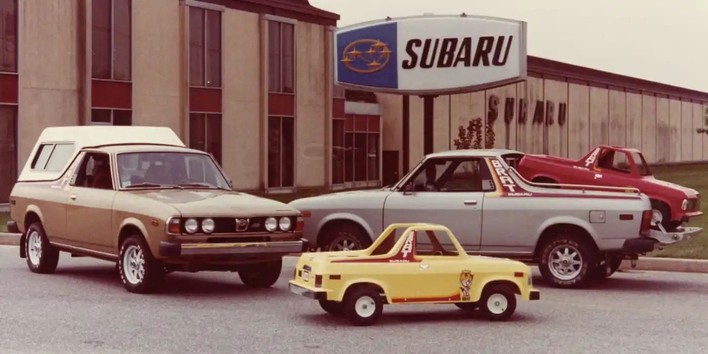 Subaru производила пикапы Brat в США с 1978 по 1987 год (Источник: Subaru)