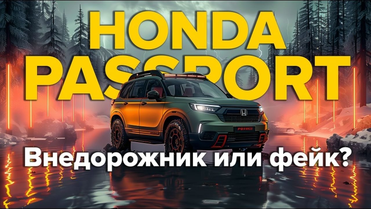 Обзор: первая Honda Passport 2026 Trailsport Elite Blackout в России! Паспорт в мир внедорожья