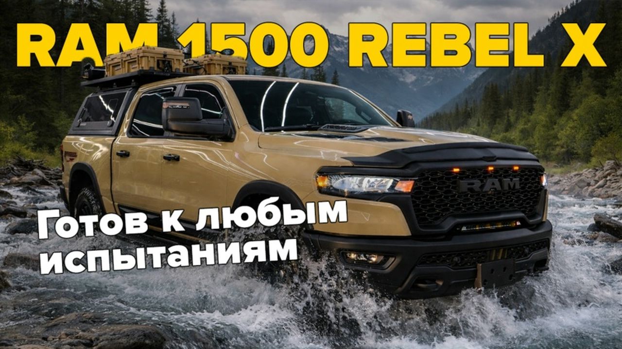 Эксклюзивный тюнинг на мужицкий RAM 1500 Rebel X. Пикап, который не знает слова нельзя