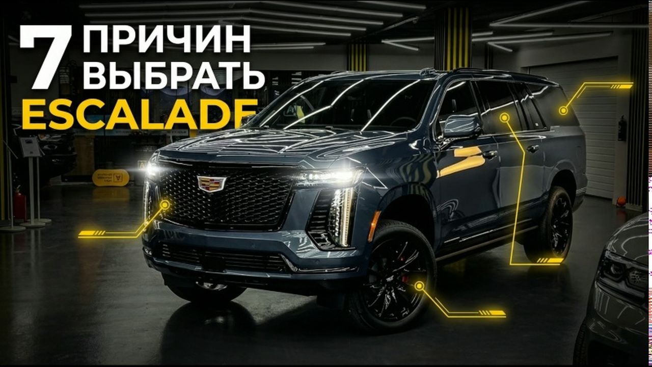 Почему все хотят Escalade? 7 причин выбрать Cadillac Escalade ESV Sport Platinum