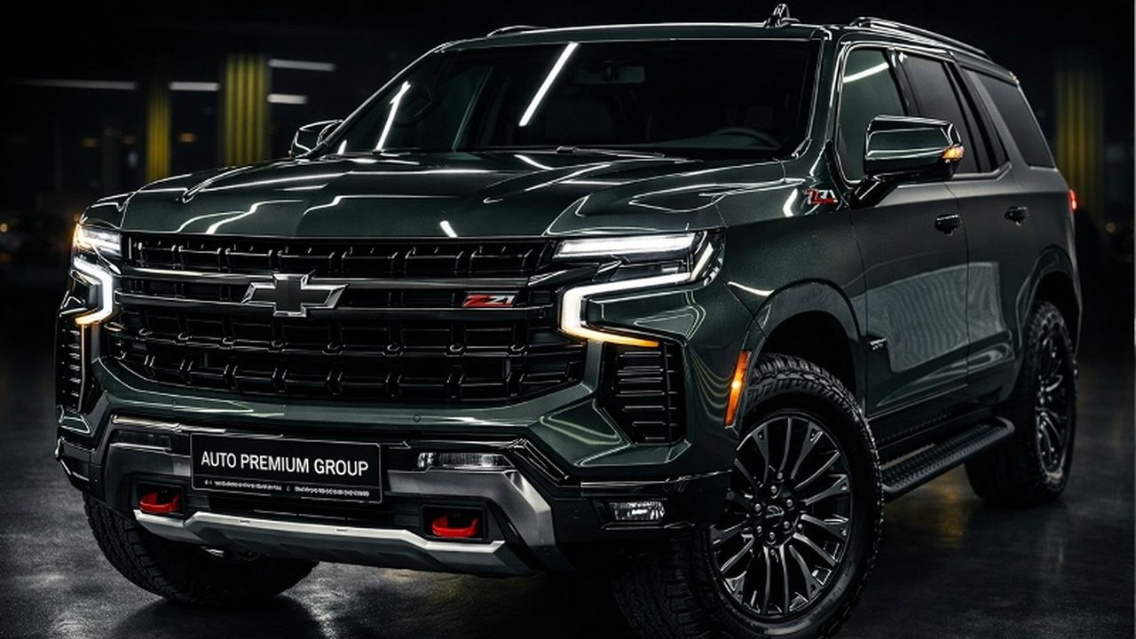Новый Chevrolet Tahoe Z71 2026  — звук, экстерьер, интерьер. Обзор без комментариев