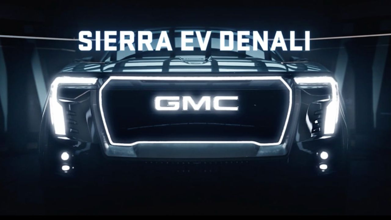 GMC выпустила тизер передней части Sierra EV