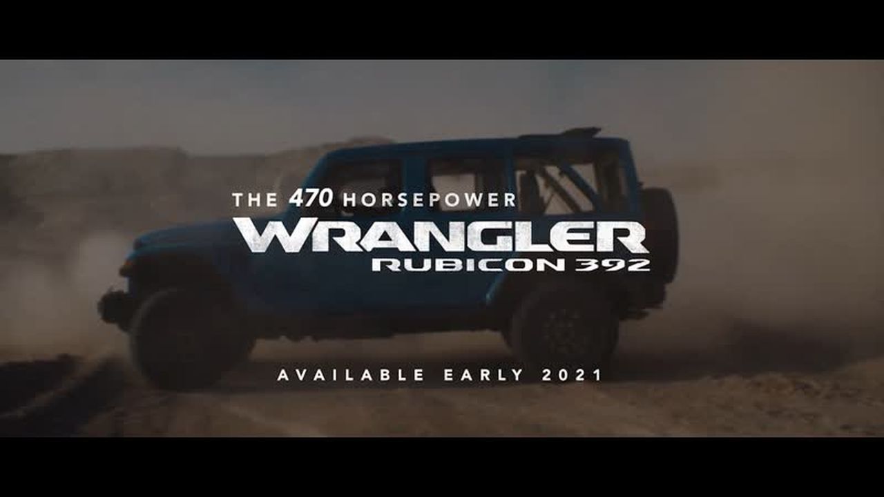 470-сильный 2021 Jeep Wrangler Rubicon 392 с двигателем V8!