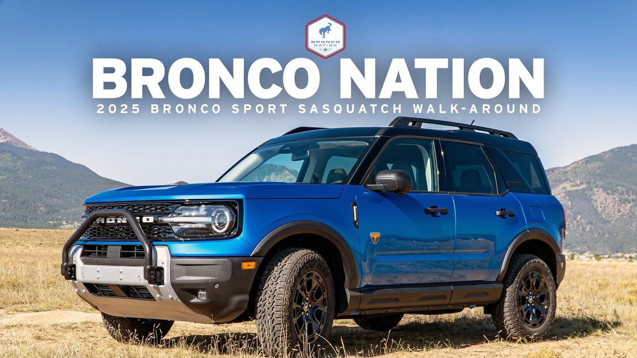 Ford Bronco Sport 2025 года получил расширение внедорожных возможностей благодаря пакету Sasquatch!