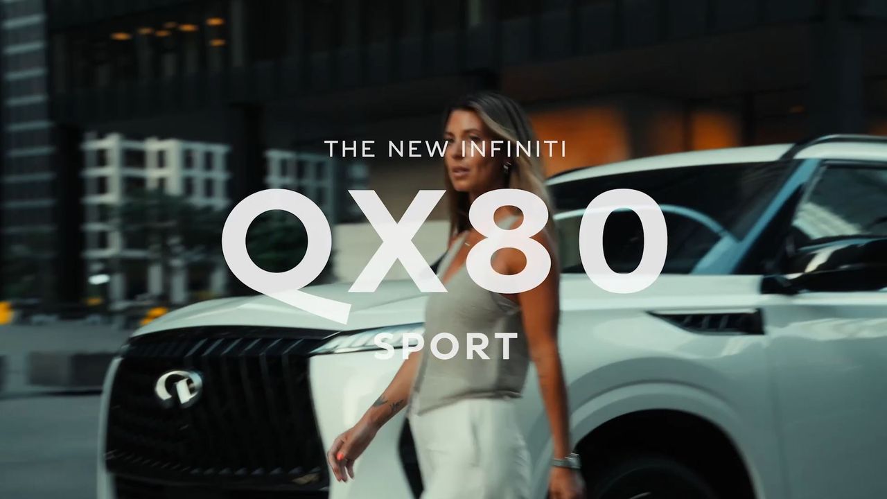 Создан для комфорта. Построен для контроля. Испытайте первоклассный драйв с новым QX80 Sport.